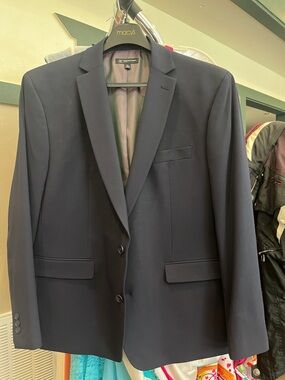 I-N-C Men's Dark Navy Single-Breasted Blazer